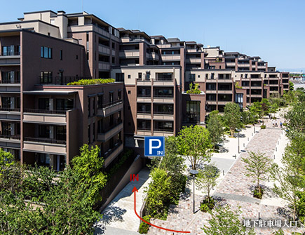 アトラス調布：地下駐車場