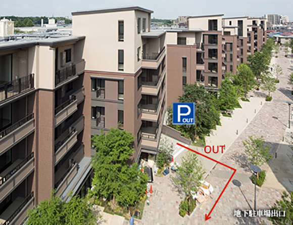 アトラス調布:地下駐車場