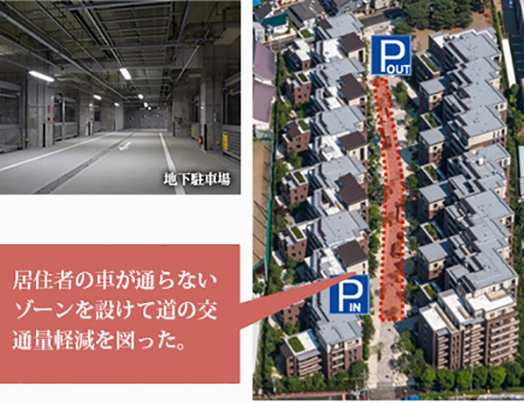 アトラス調布:地下駐車場