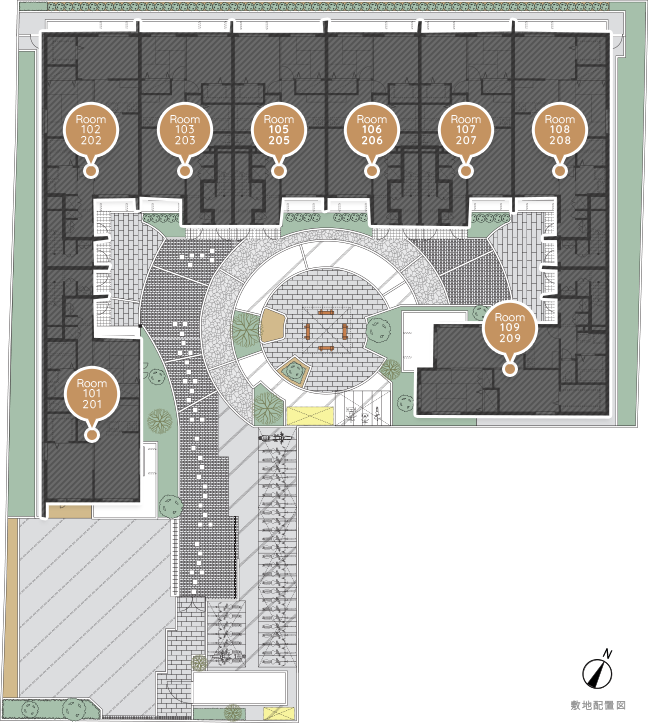 敷地配置図