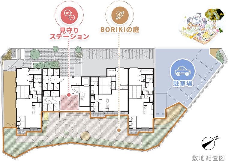 敷地配置図