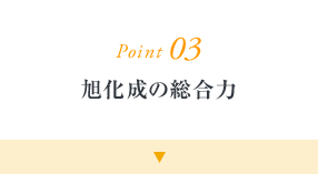 Point03 旭化成の総合力