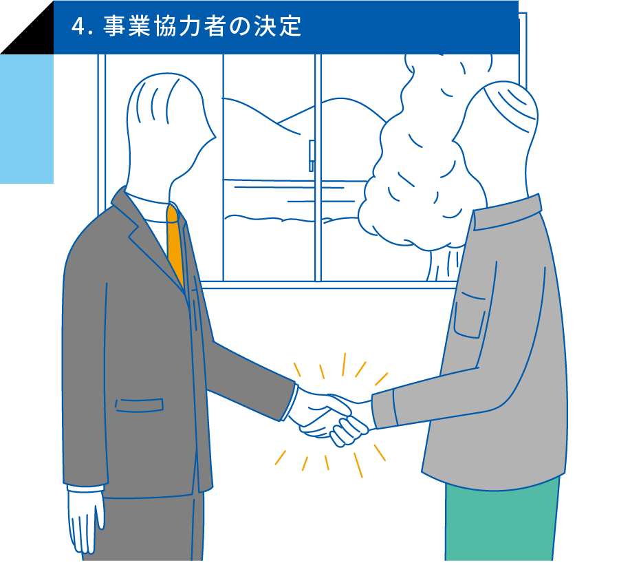 4. 事業協力者の決定